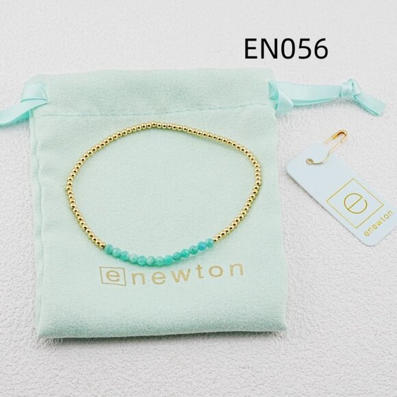 Enewton Amazonite & Gold Bead Single Bracelet - Picture 4 of 4